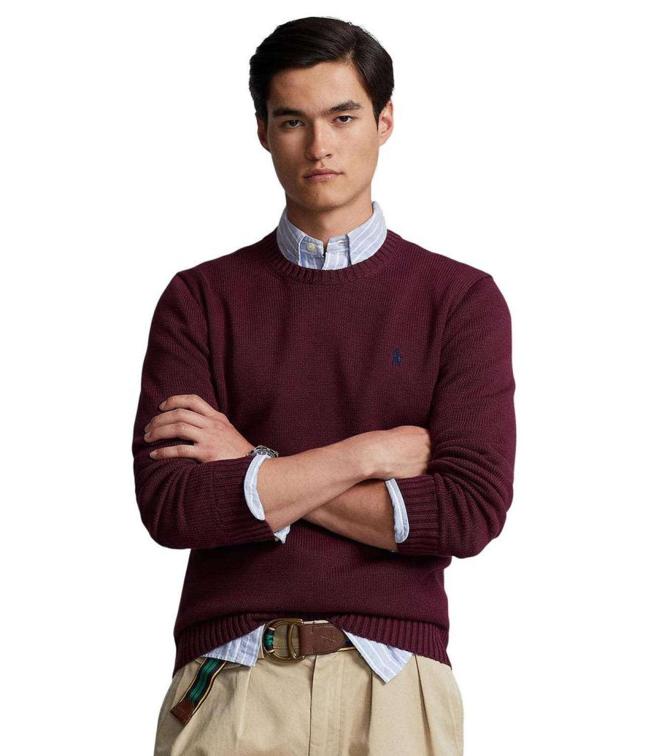 Cotton Crewneck Sweater