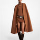 Double Faced Wool Melton Cape