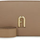 Furla Logo-Plaque Zipped Mini Crossbody Bag