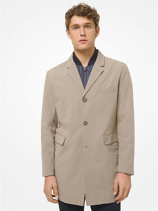 2-in-1 Cotton Blend Coat