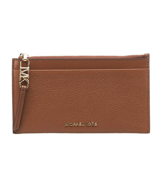 Michael Michael Kors Logo Plaque Zipped Wallet