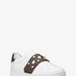 Kenna Leather and Studded Logo Sneaker