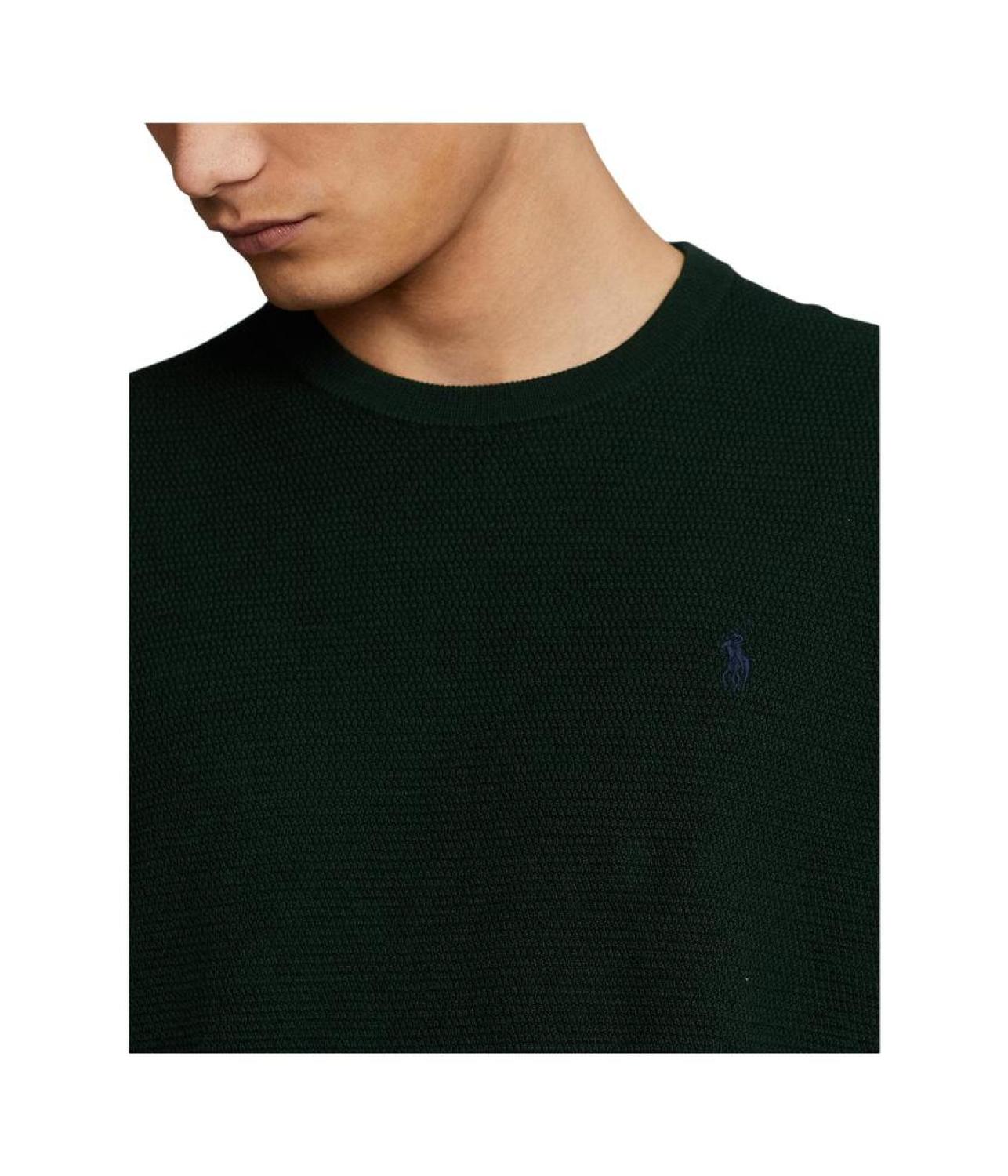 Textured-Knit Cotton Sweater