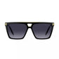 58MM Acetate Rectangular Sunglasses