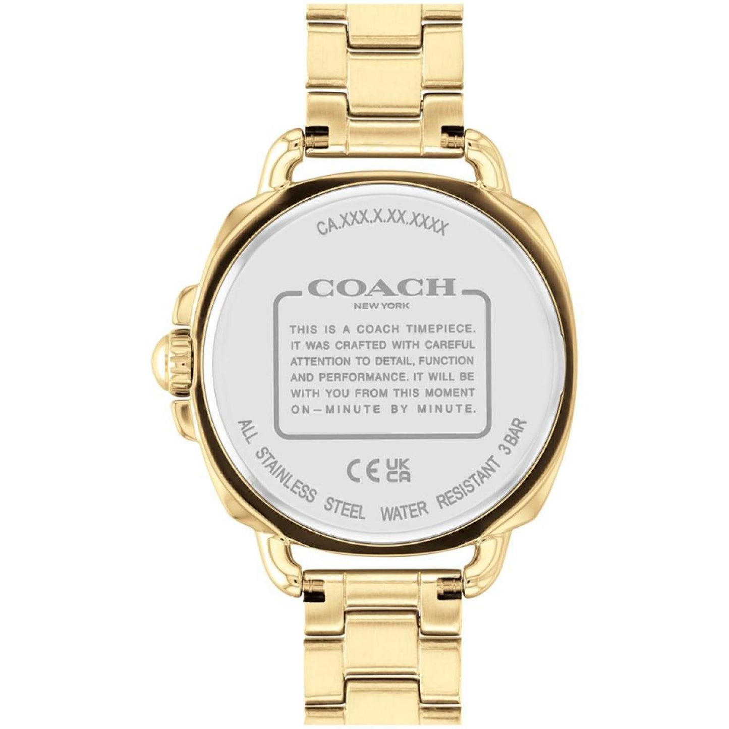 Women's Tatum Gold-Tone Stainless Steel Bracelet Watch, 34mm