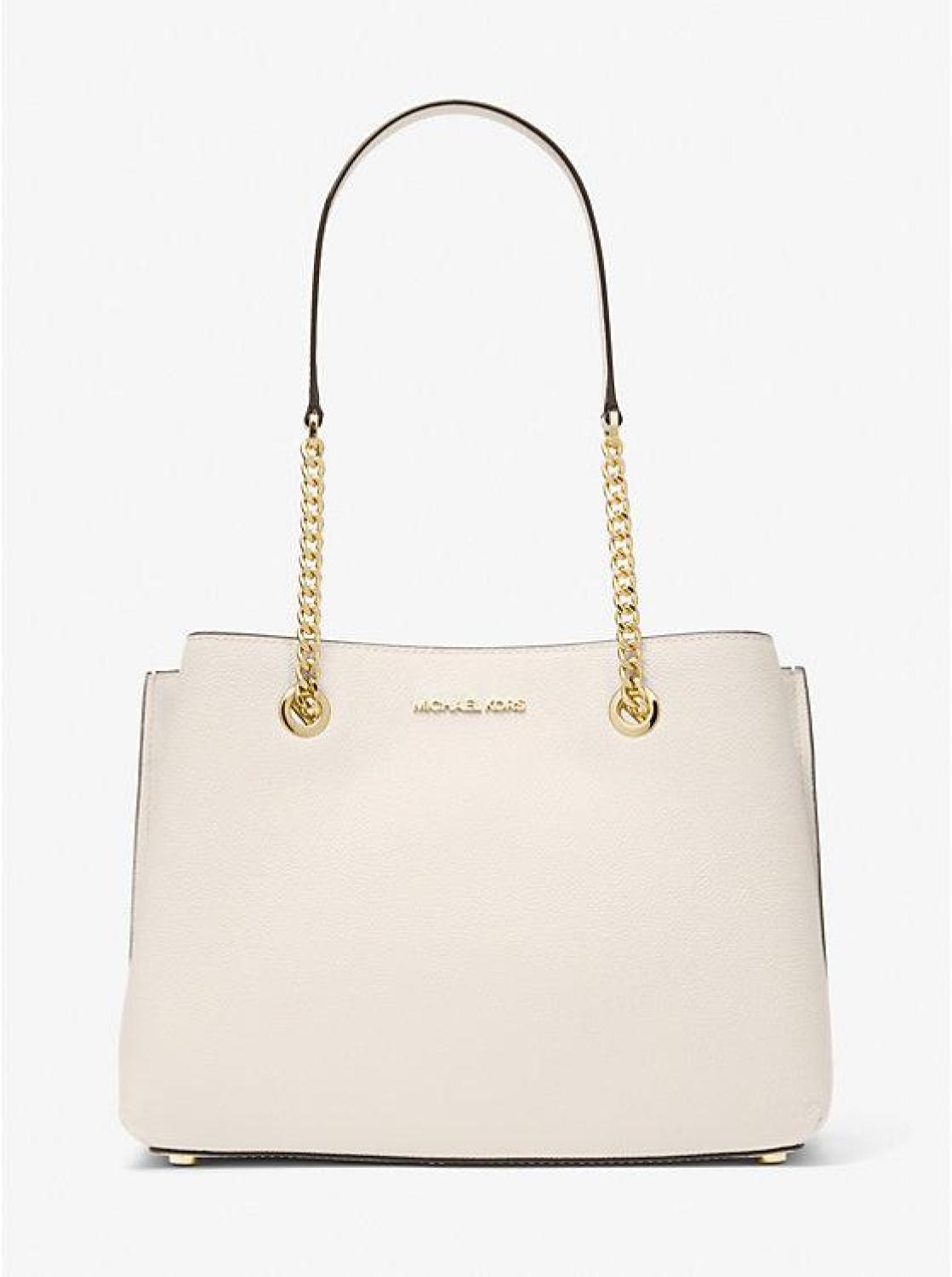 Teagan Large Pebbled Leather Shoulder Bag