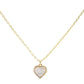 Spade Flower Mini Pendant Necklace