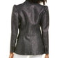Michael Kors Collection Metallic Wool-Blend Blazer