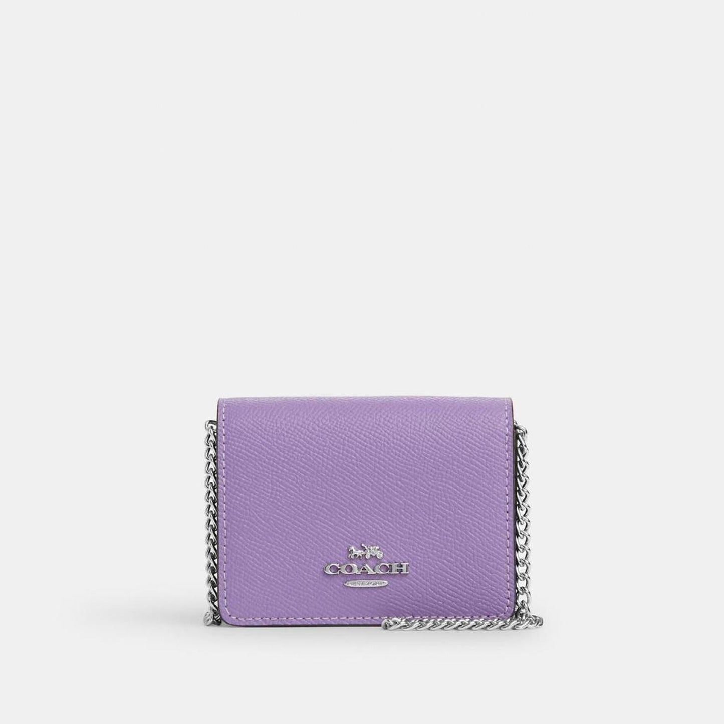 Coach Outlet Mini Wallet On A Chain With Signature Canvas Interior