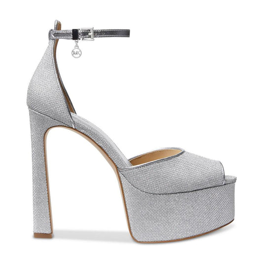 Women's Martina Ankle-Strap Peep-Toe Pumps