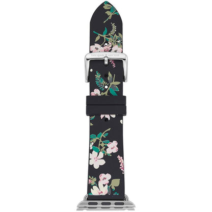 Women's Multicolored Floral Silicone Apple Watch® Strap