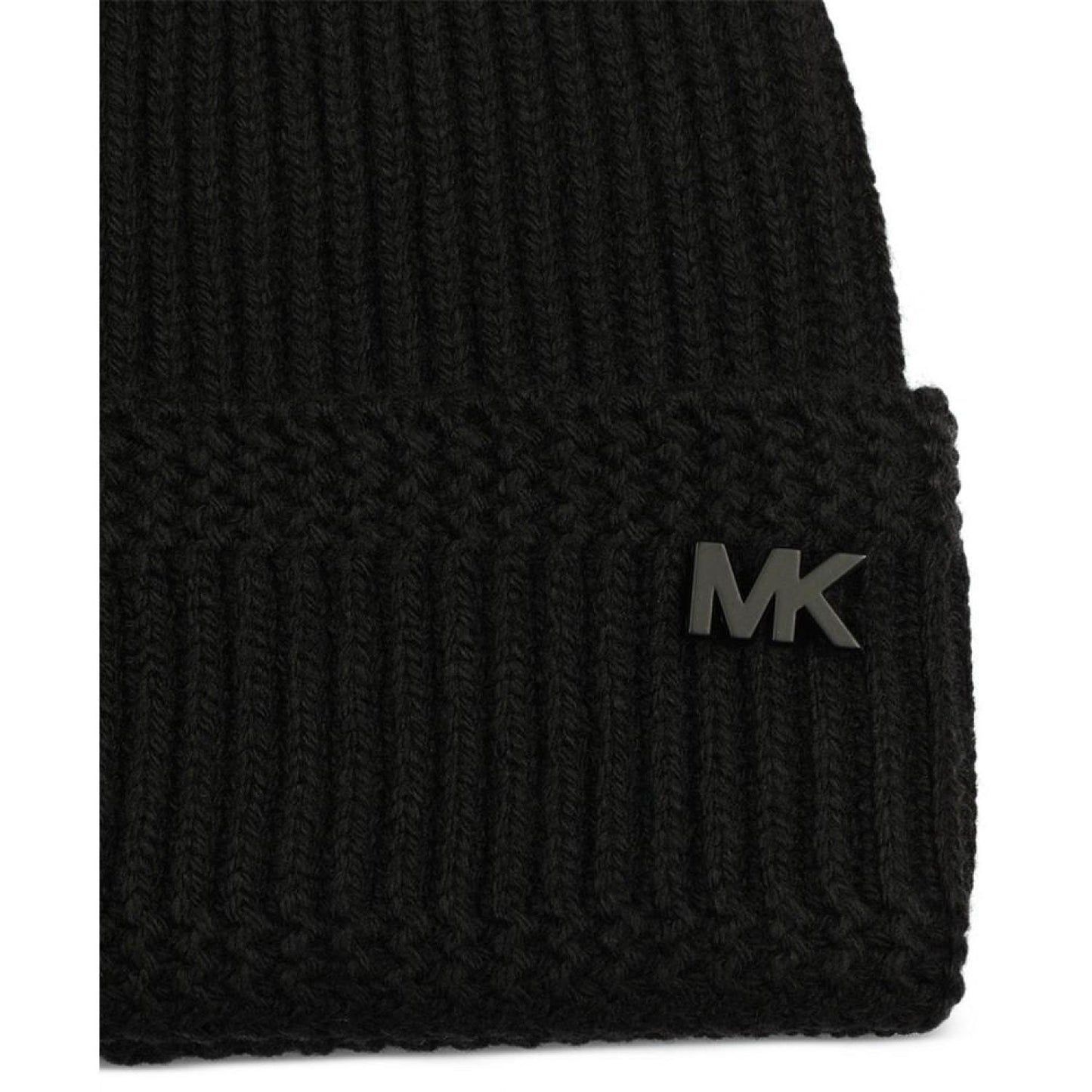 Men's Racked Ribbed Cuffed Logo Hat