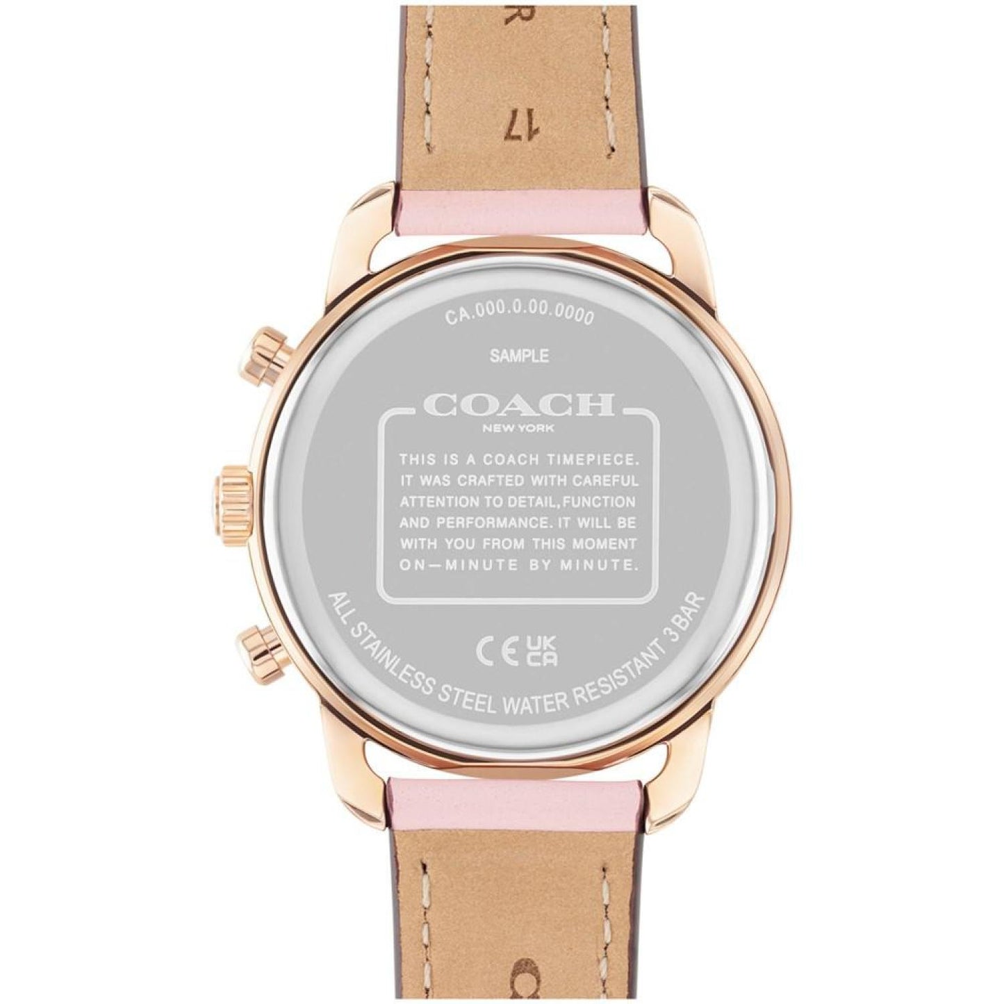 Women's Cruiser Blush Leather Strap Watch, 37mm
