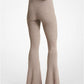 Ribbed Cashmere Flared Pants