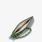 Small Pebbled Leather Chain Card Case