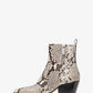Harlow Snake Embossed Leather Boot
