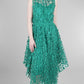 Shentel Petal Dress In Seaglass Green