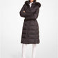 Quilted Nylon Belted Puffer Coat