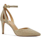 Mirabel Flex Womens Glitter Cut-Out Pumps