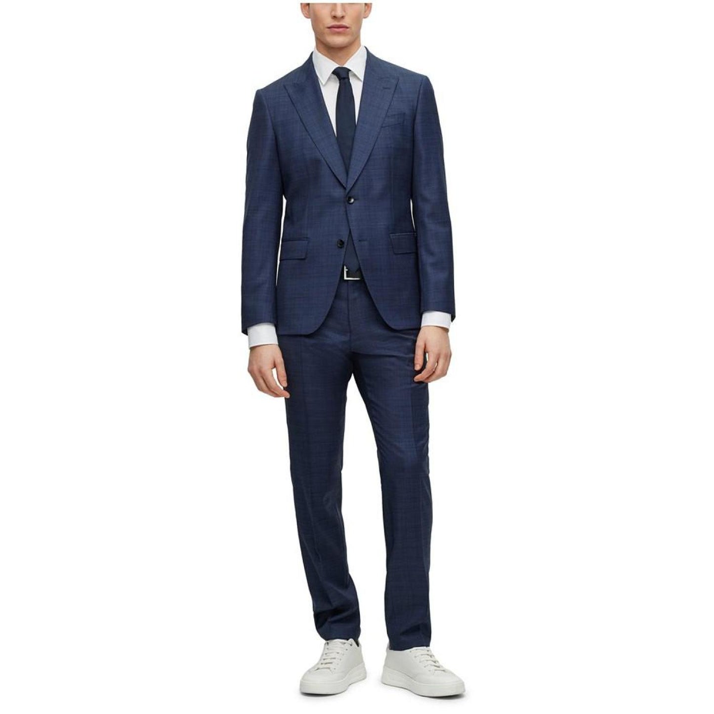 Men's Patterned Two-Piece Slim-Fit Suit