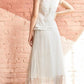 Lila Pearl Tulle Skirt In Ivory