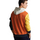 Color-Blocked Double Knit Hoodie