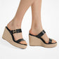 Lucinda Leather Wedge Sandal