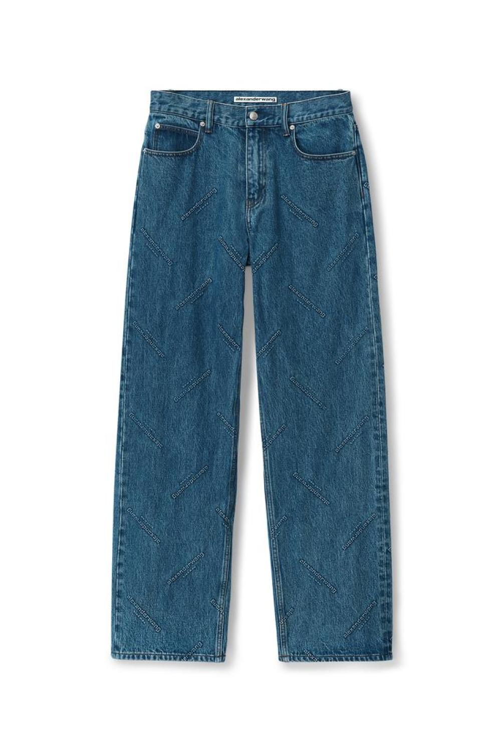 Layered Loose Jean In Denim