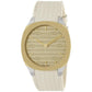 Women's Swiss 25H White Leather Strap Watch 34mm