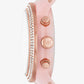 Runway Pavé Rose Gold-Tone and Blush Acetate Watch