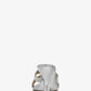 Nadina Metallic Snake Embossed Leather Mule