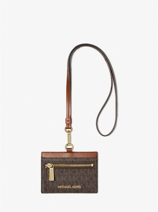 Jet Set Travel Logo Card Case Lanyard