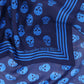 Alexander mcqueen skull print silk scarf