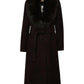 Michael Michael Kors Faux Fur Trim Coat