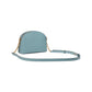 Morgan Saffiano Leather Double Zip Dome Crossbody