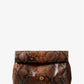 Monogramme Python Embossed Lunch Bag Clutch
