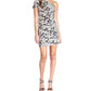 Paisley Velvet One Shoulder Mini