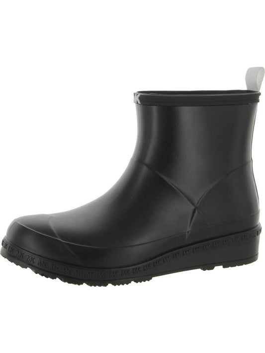 Mac Womens Round Toe Slip On Rain Boots