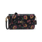 Floral Printed Leather Wyn Crossbody