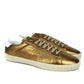 Saint Laurent Men's  Metallic Leather SL06 Sneakers