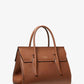 Campbell Medium Pebbled Leather Satchel
