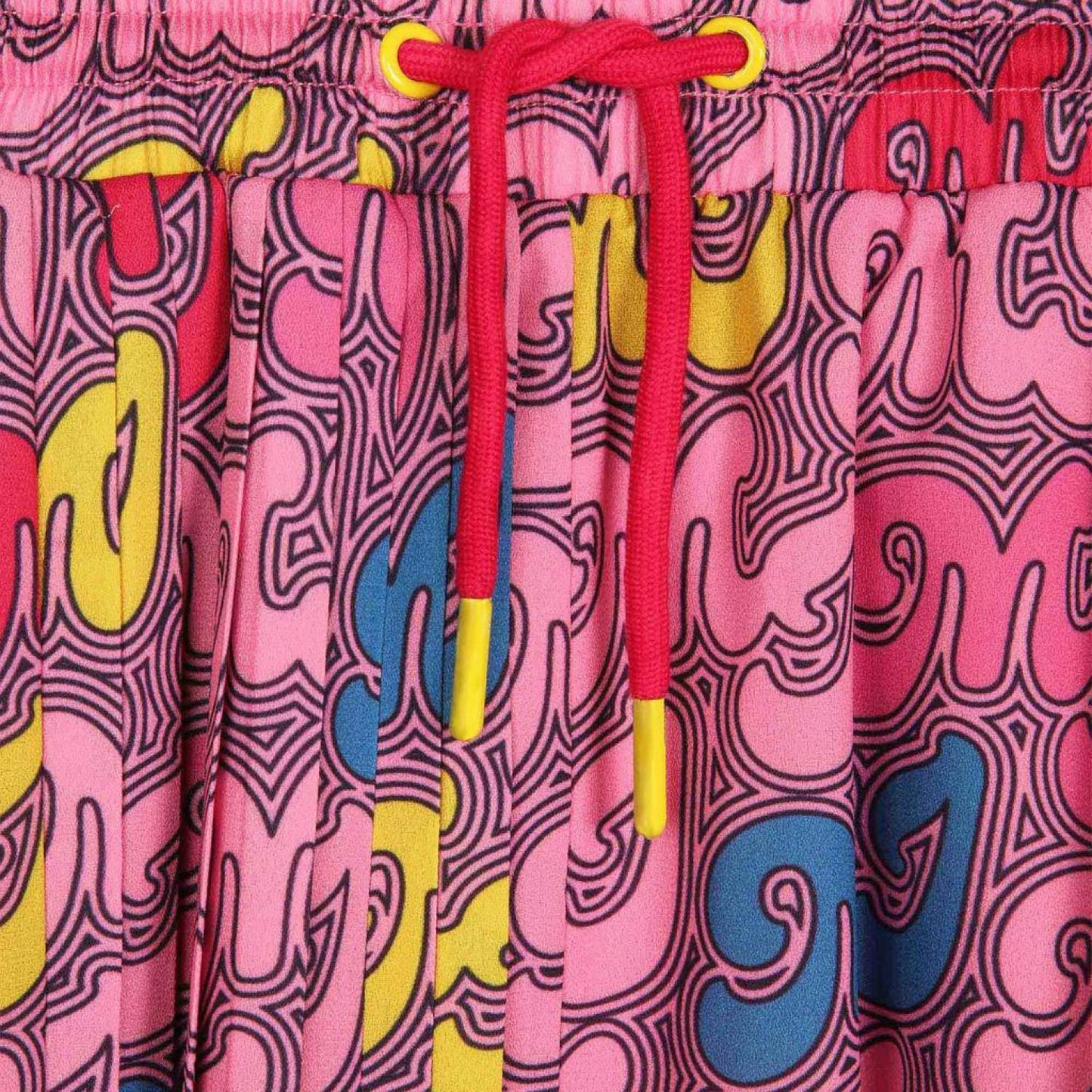 The Marc Jacobs Kids Monogram Pattern Elastic Waist Skirt