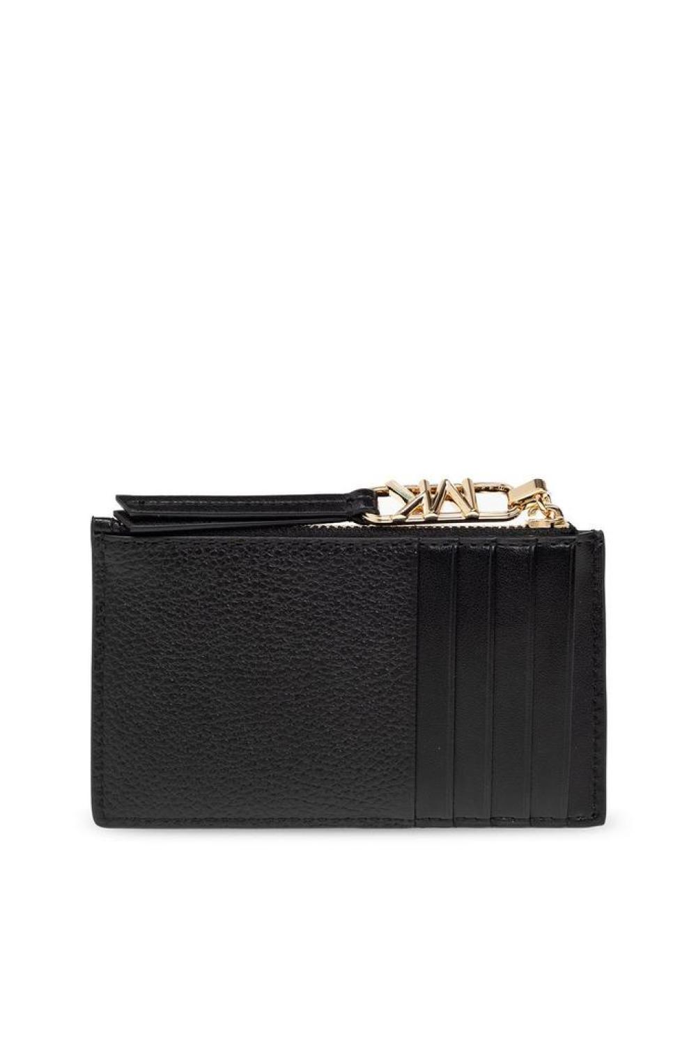 Michael Michael Kors Logo Lettering Zipped Wallet