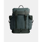 Leather Hitch Backpack in Micro Signature Jacquard