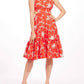 Monte Cristo Dress In Scarlet Bloom