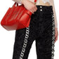 Red 'The Leather Small' Tote