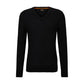 Wool-blend regular-fit sweater with logo detail