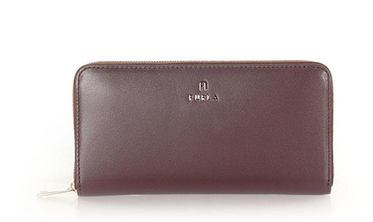 Furla Logo Lettering Zip-Around Wallet
