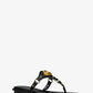 Conway Logo Charm Leather Sandal