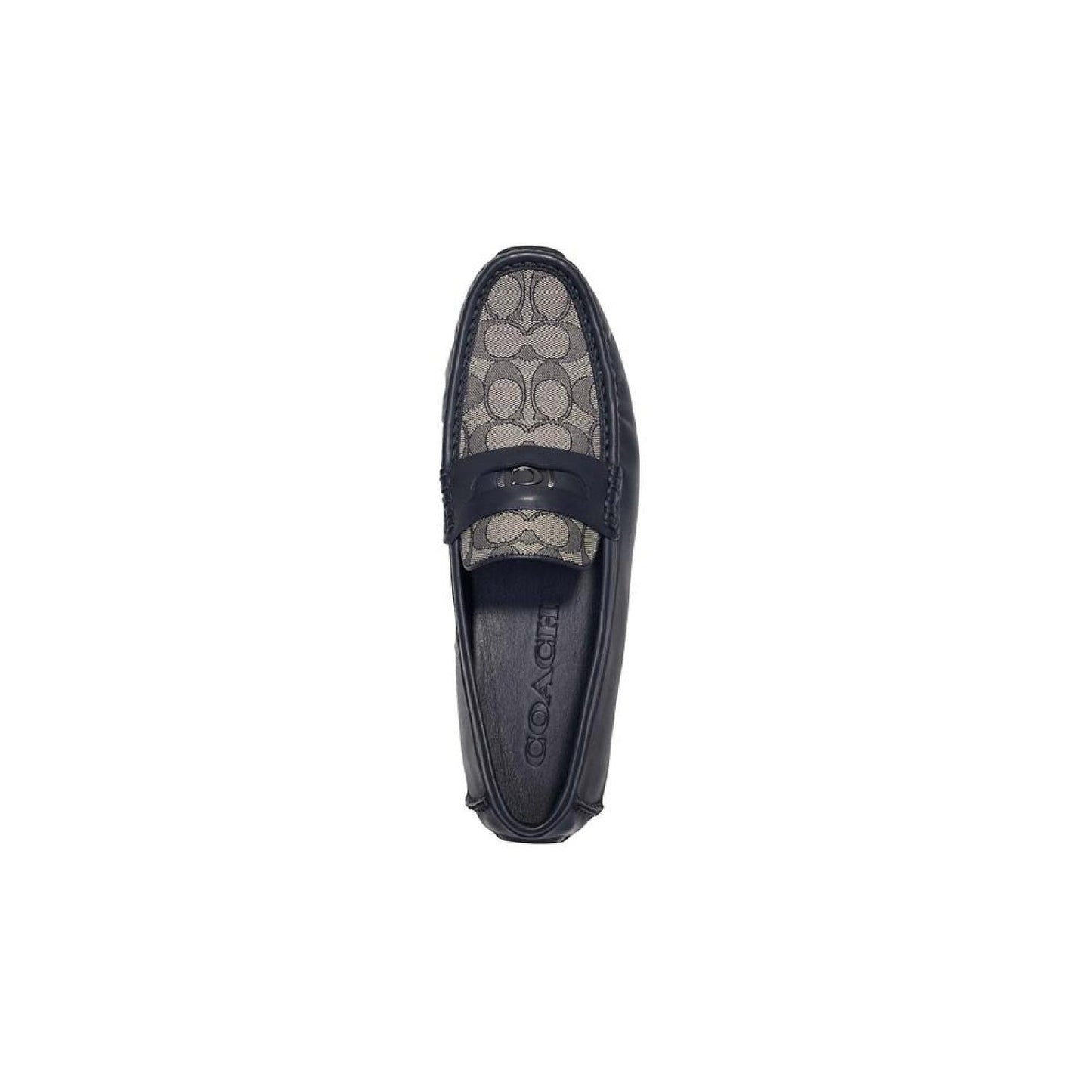 Men's C Coin Signature Leather Driver Loafer